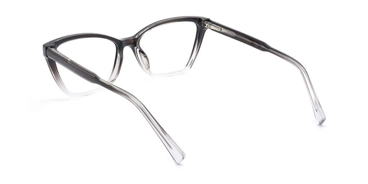 Black Clear Andy Glasses - Rectangle Glasses