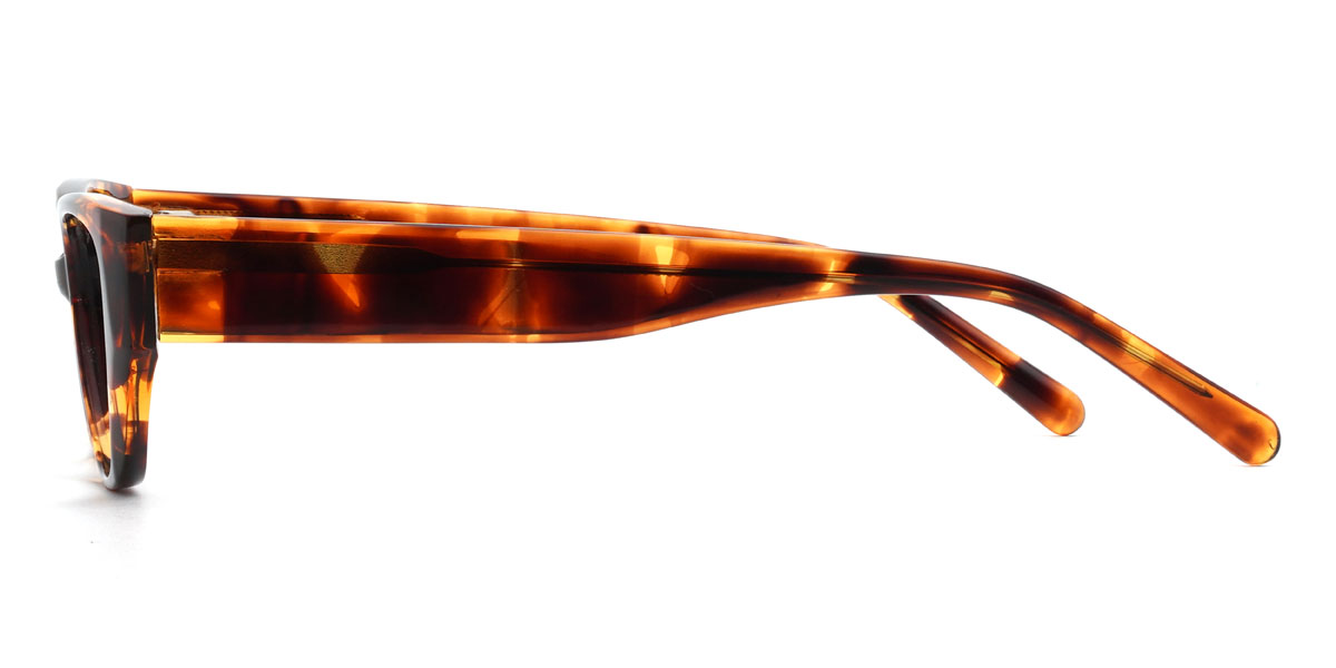 Yellow Tortoiseshell Bertram Glasses - Rectangle Glasses