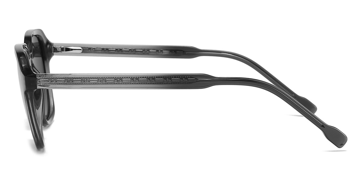 Grey Grey Darian Glasses - Rectangle Sunglasses
