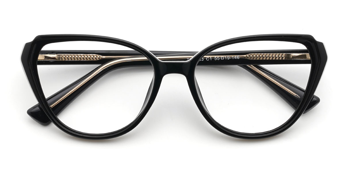 Noir Honora Lunettes - Cat Eye Glasses