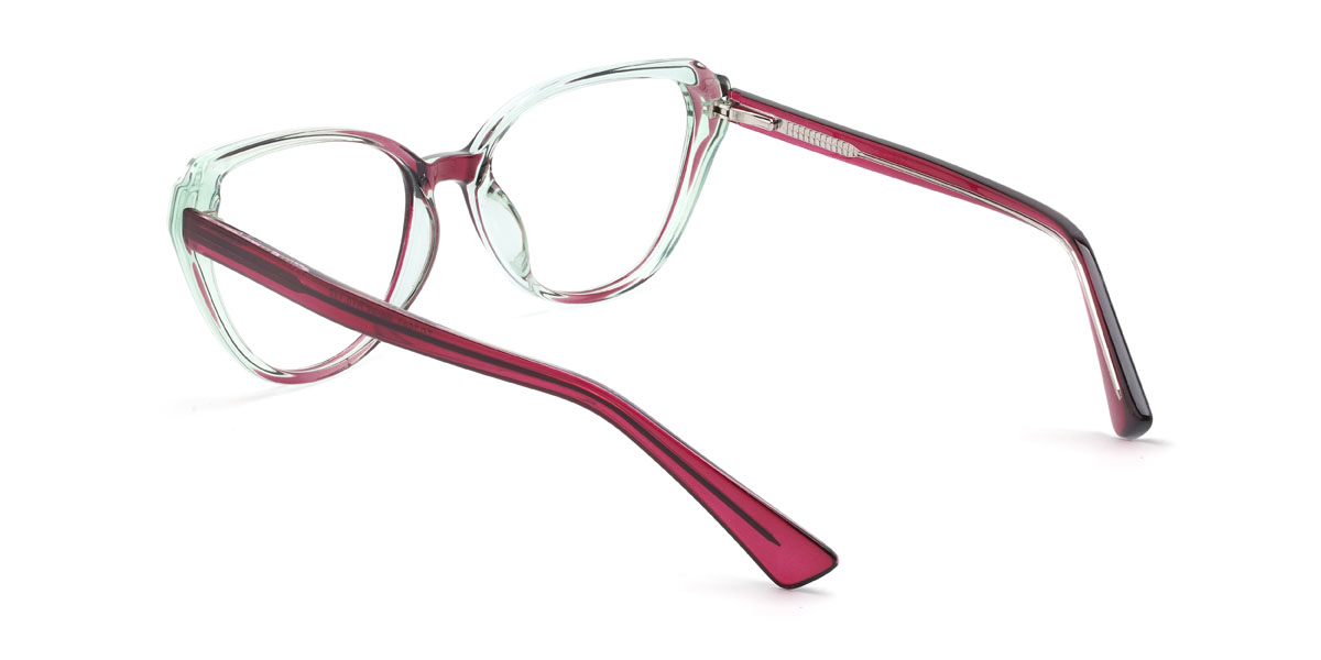 Wine Green Honora Glasses - Cat Eye Glasses