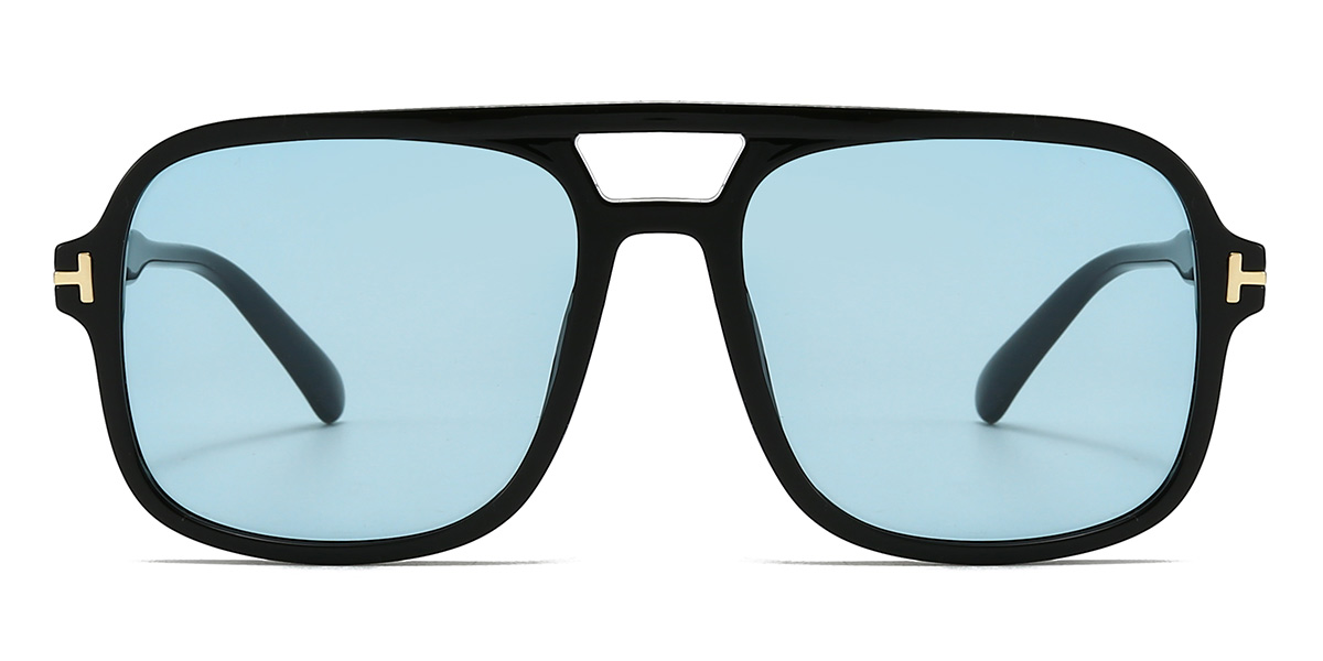 Black Blue Forrest - Aviator Sunglasses