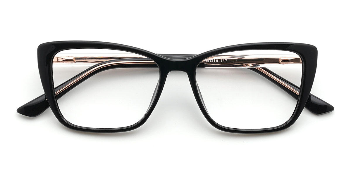 Black Gerry Glasses - Rectangle Glasses