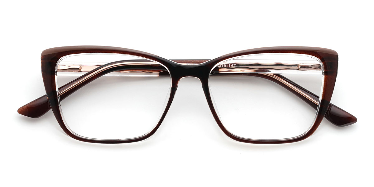 Brown Gerry Glasses - Cat Eye Glasses