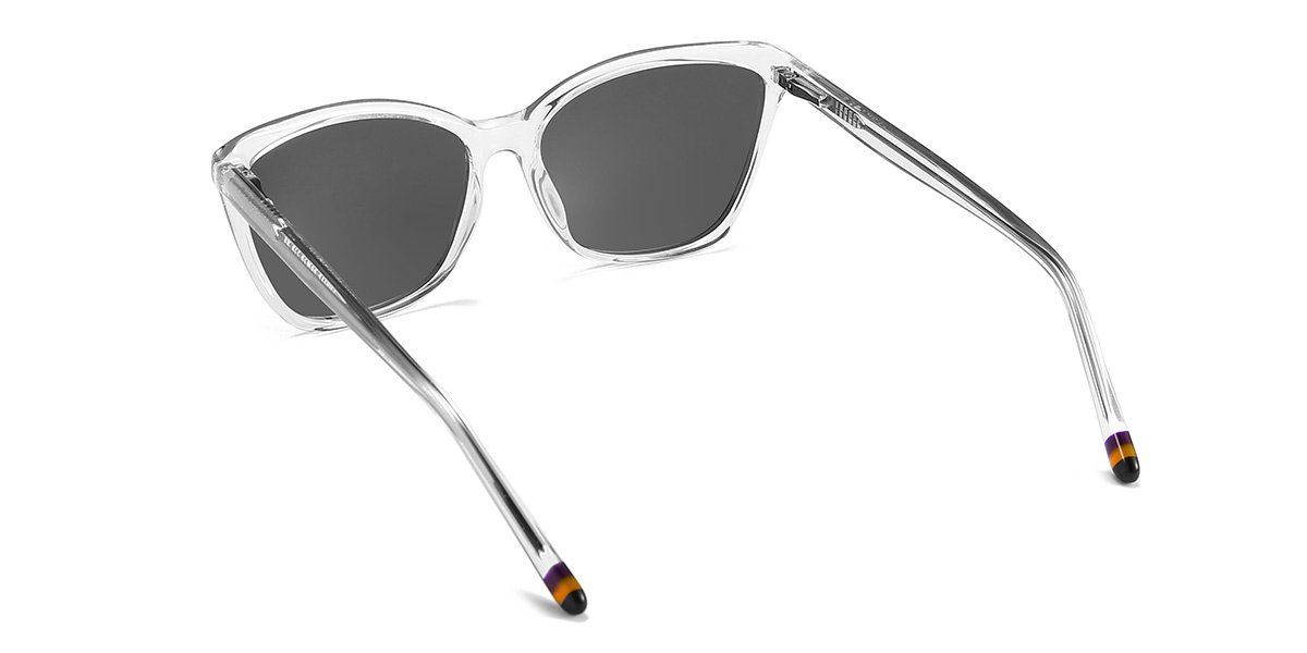 Clear Grey Joanna Glasses - Cat Eye Sunglasses