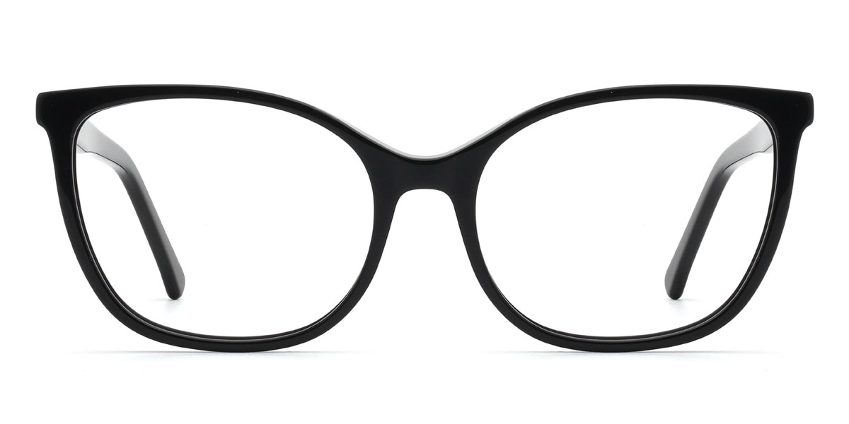 Black Stefan - Rectangle Glasses