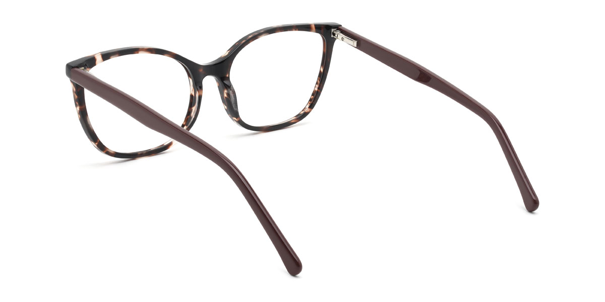 Noir Écaille de tortue Stefan Lunettes - Rectangle Glasses
