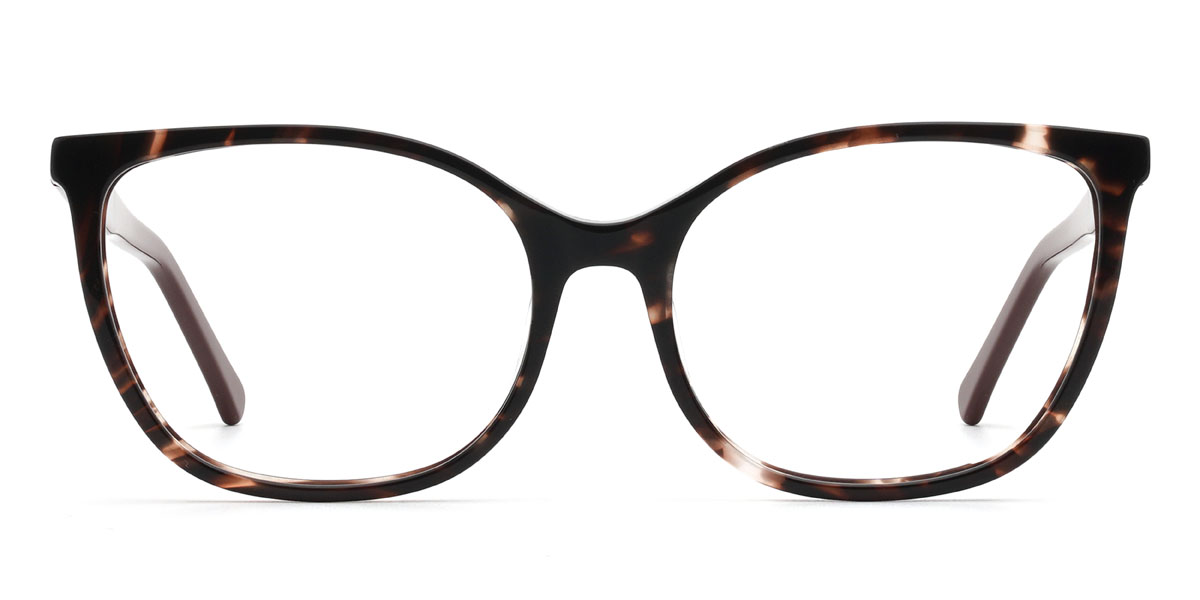 Noir Écaille de tortue Stefan Lunettes - Rectangle Glasses