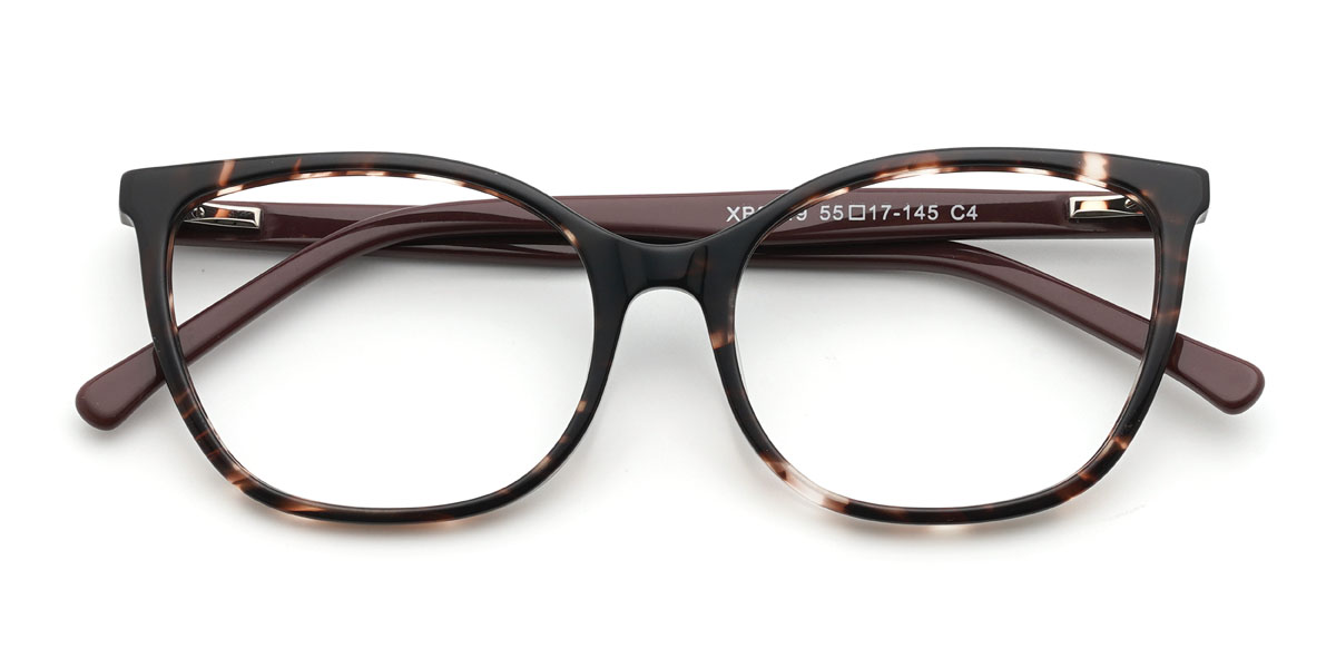 Noir Écaille de tortue Stefan Lunettes - Rectangle Glasses