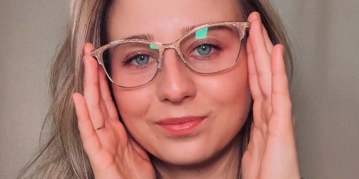 Rose Gold Alma Glasses - Rectangle Glasses