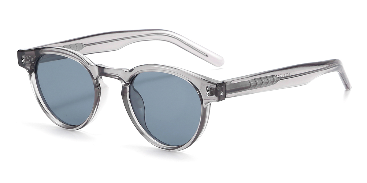 Szürke szürke Gwyneth Szemüveg - Oval Sunglasses