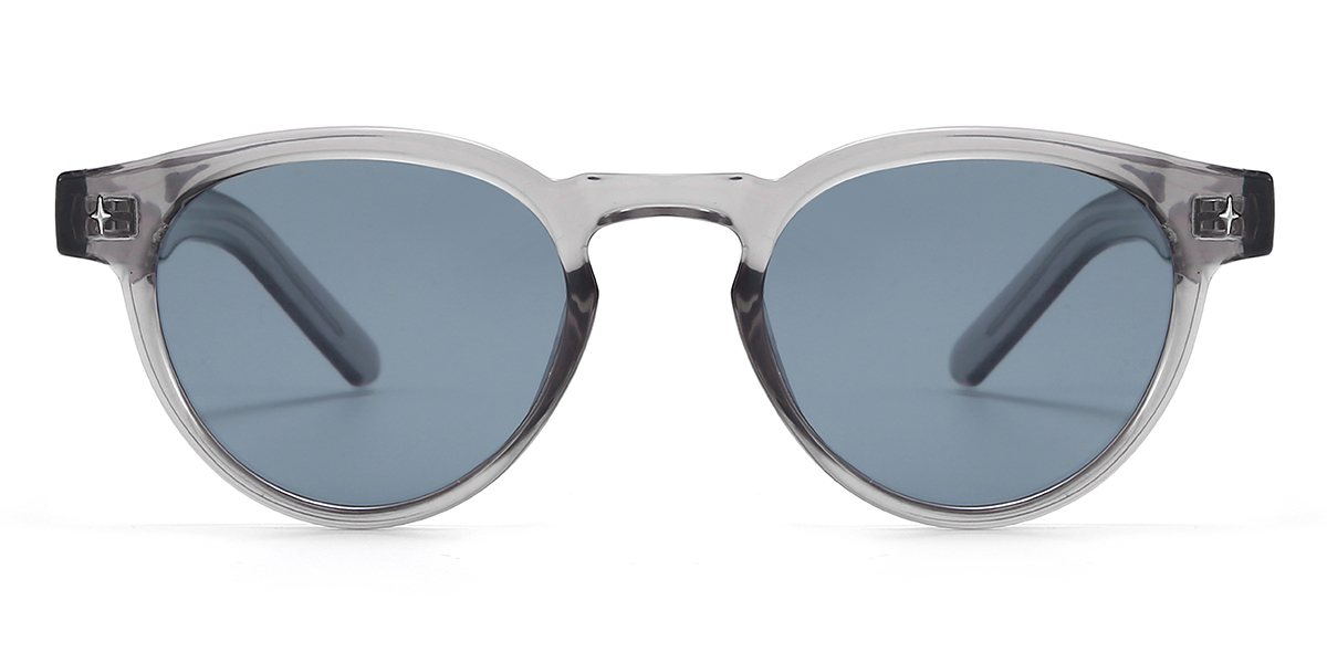 Szürke szürke Gwyneth Szemüveg - Oval Sunglasses