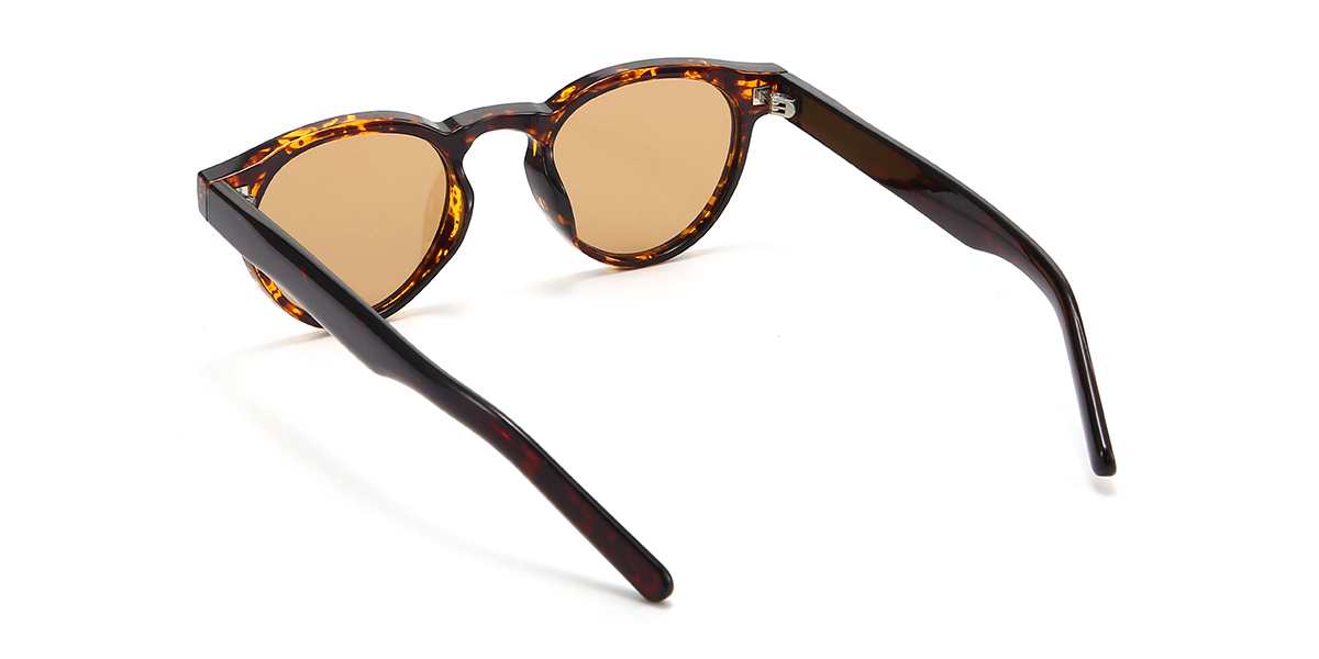 Tortoiseshell Brown Gwyneth Glasses - Oval Sunglasses