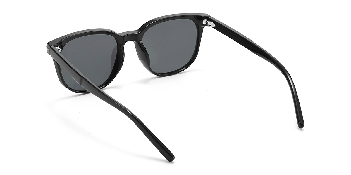 Negro Gris Bunny Gafas - Square Sunglasses