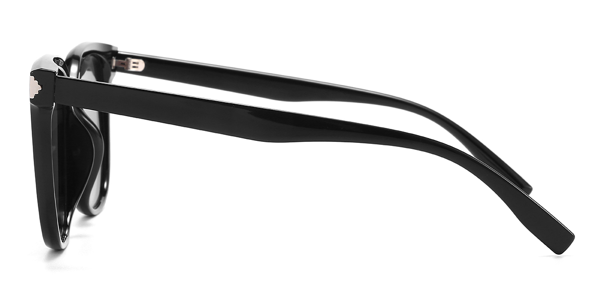 Schwarz Braun Ines Brille - Square Sunglasses