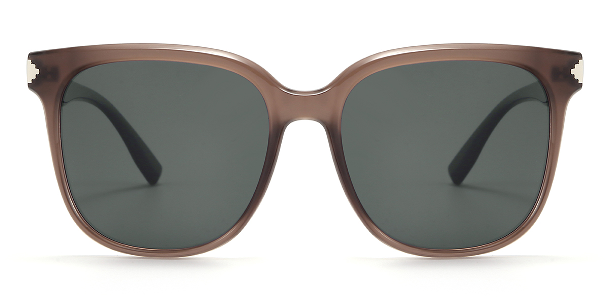 Braun Grau Ines - Square Sunglasses