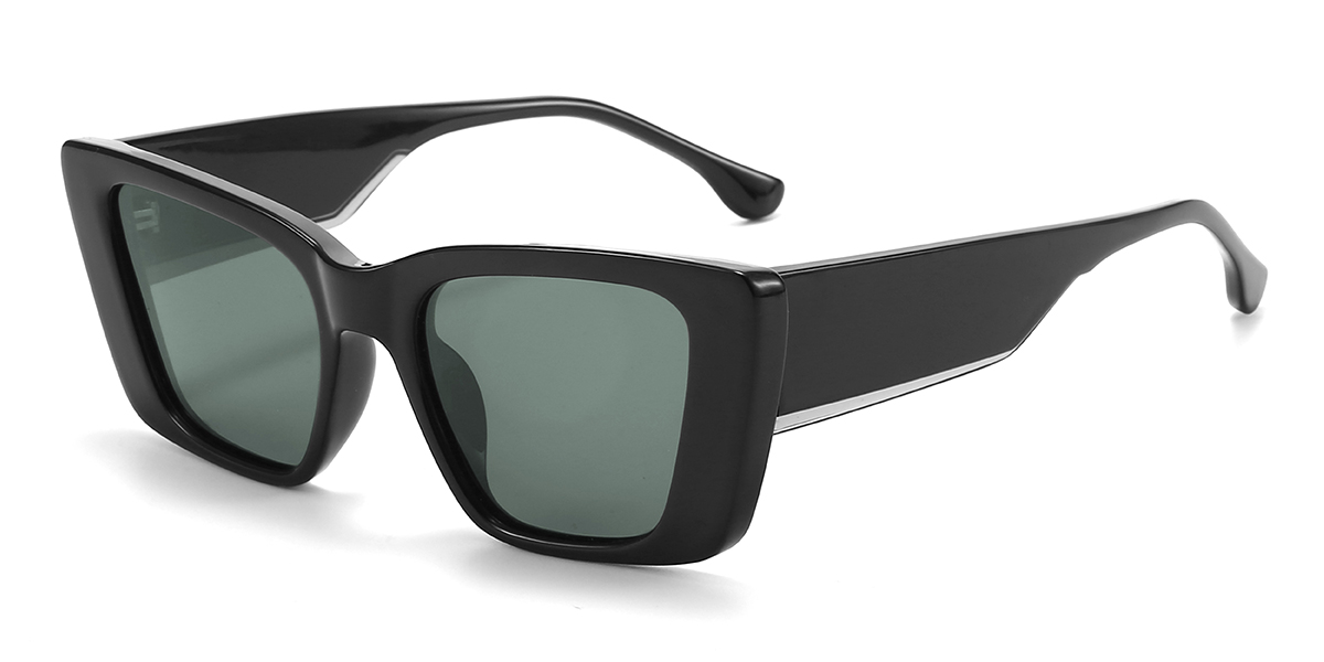 Black Grey Mario Glasses - Cat Eye Sunglasses