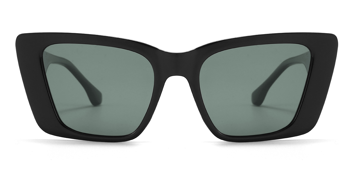Black Grey Mario Glasses - Cat Eye Sunglasses