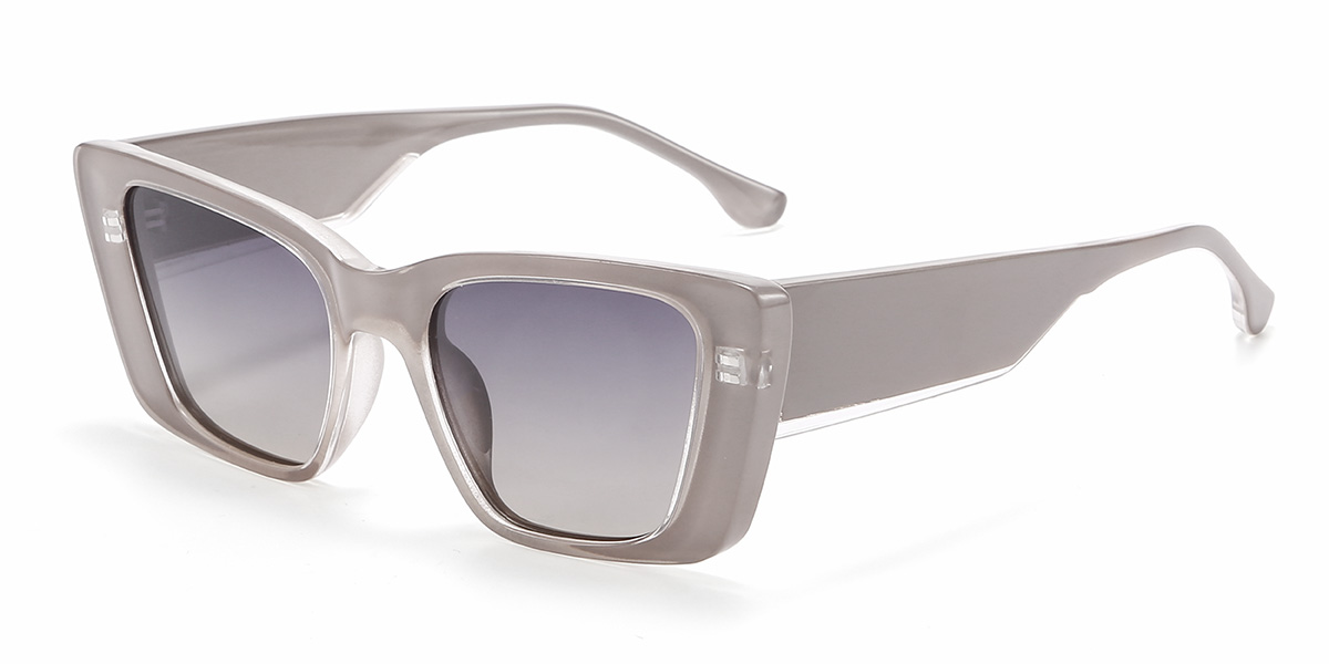 Cameo Braun Grau Mario Brille - Cat Eye Sunglasses
