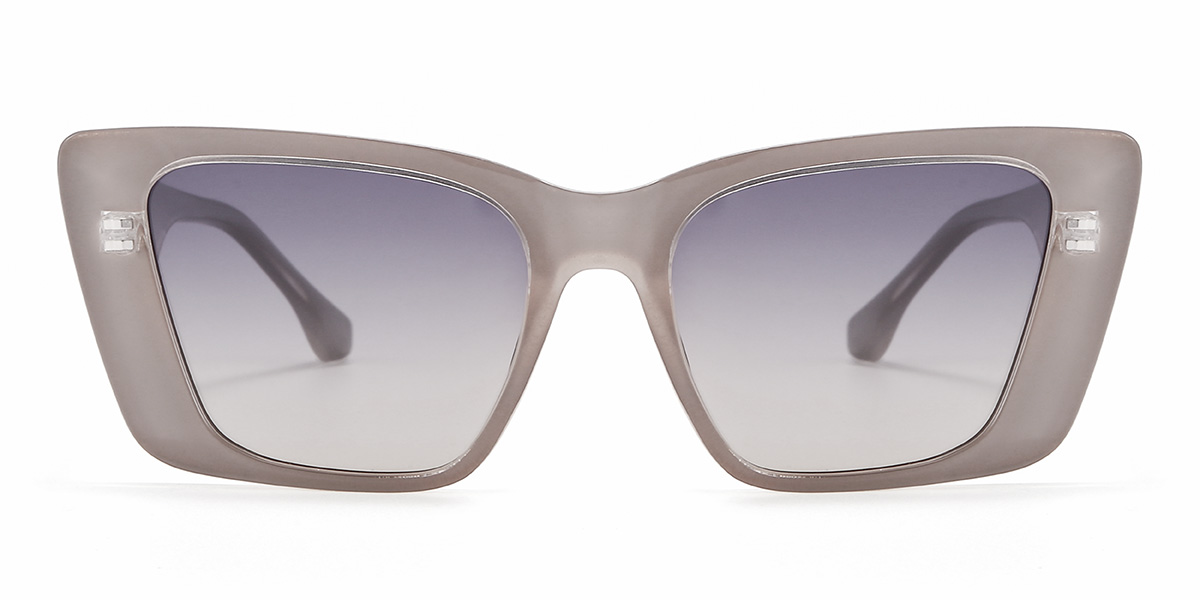 Cameo Braun Grau Mario Brille - Cat Eye Sunglasses
