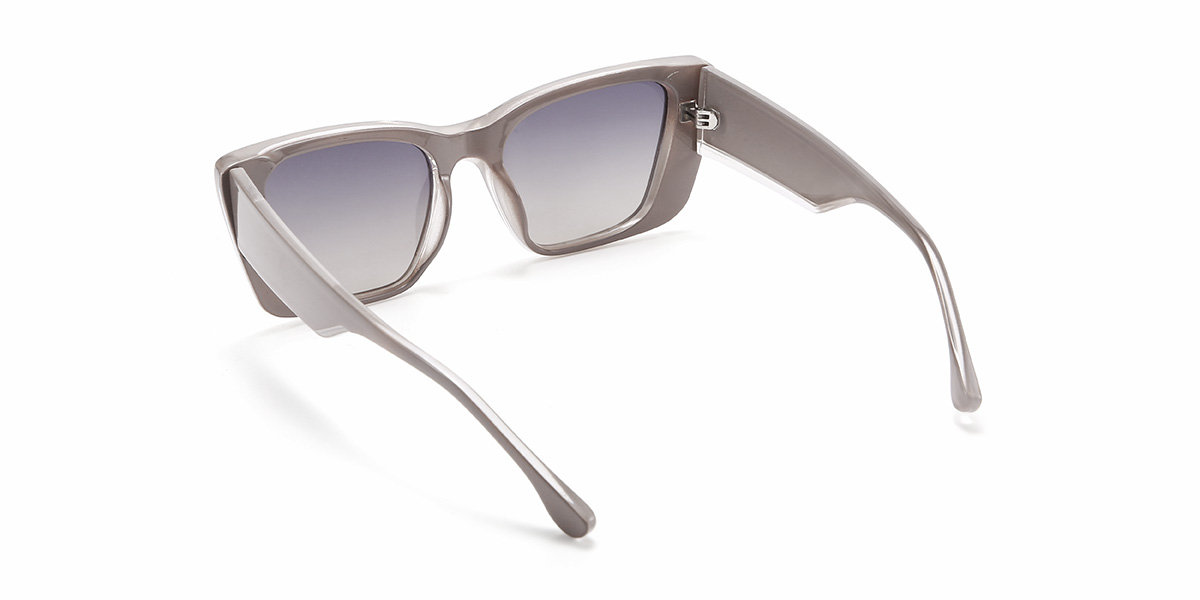 Cameo Braun Grau Mario Brille - Cat Eye Sunglasses