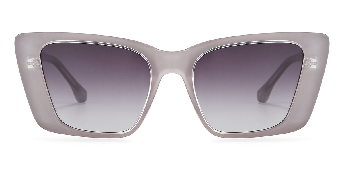 Lavender Gradient Purple Mario Glasses - Rectangle Sunglasses