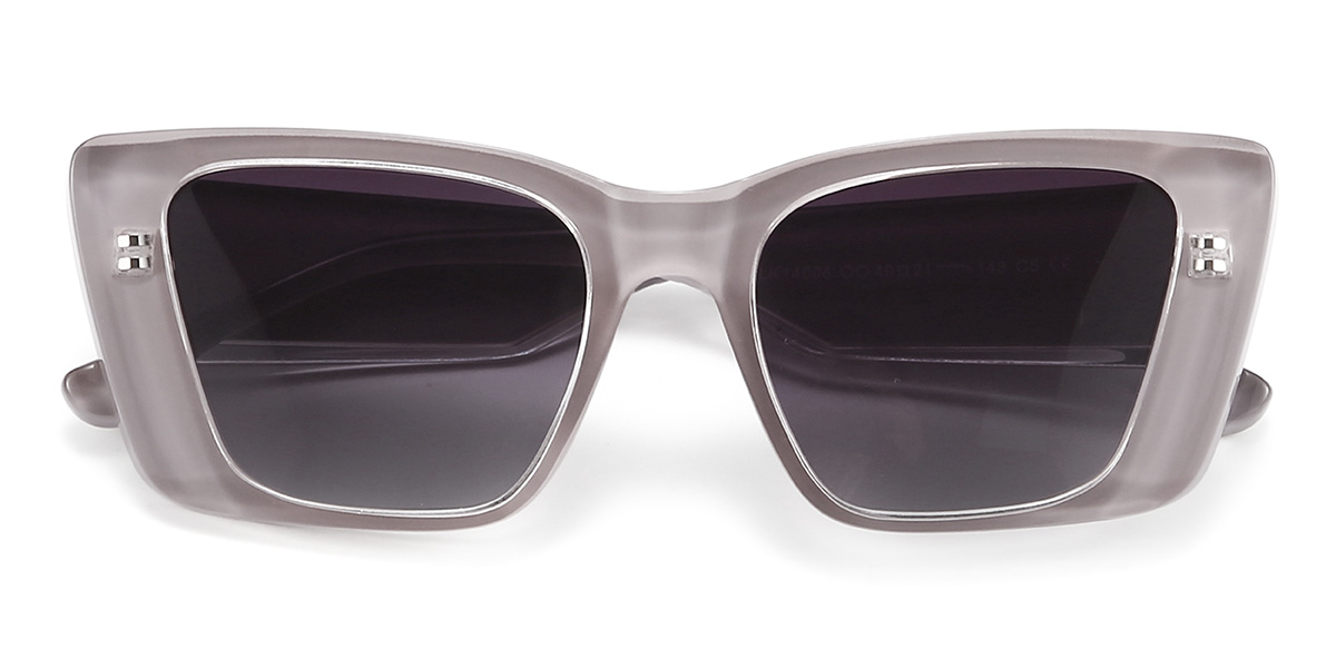 Lavender Gradient Purple Mario Glasses - Rectangle Sunglasses