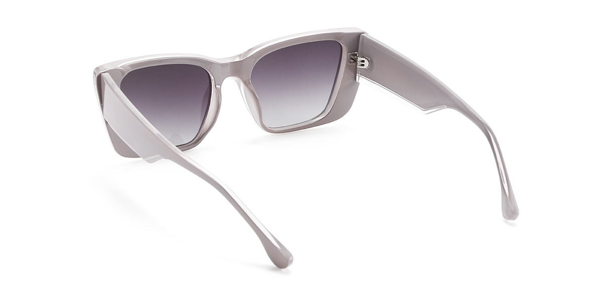 Lavande dégradé violet Mario Lunettes - Rectangle Sunglasses