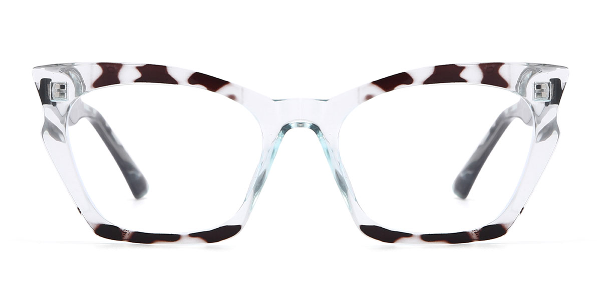 Negro Mármol Cassie Gafas - Cat Eye Glasses