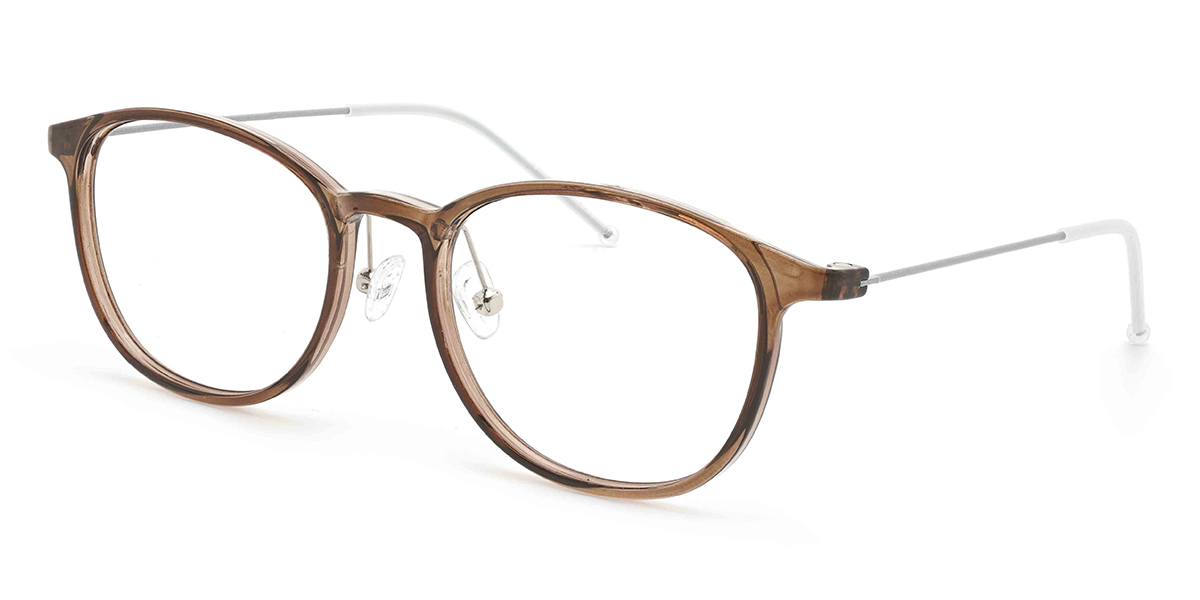 Brown Athena Glasses - Rectangle Glasses