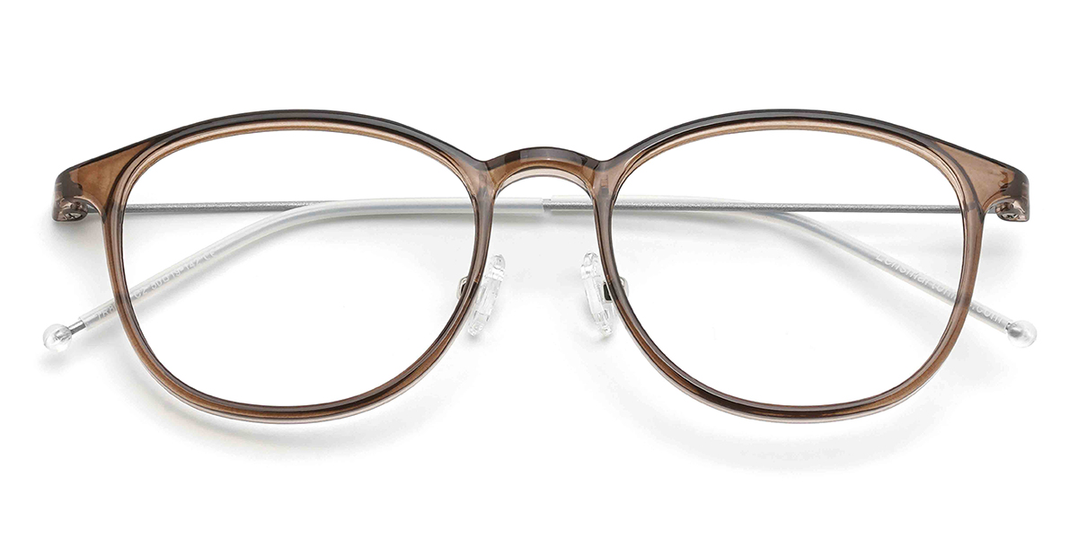 Brown Athena Glasses - Rectangle Glasses