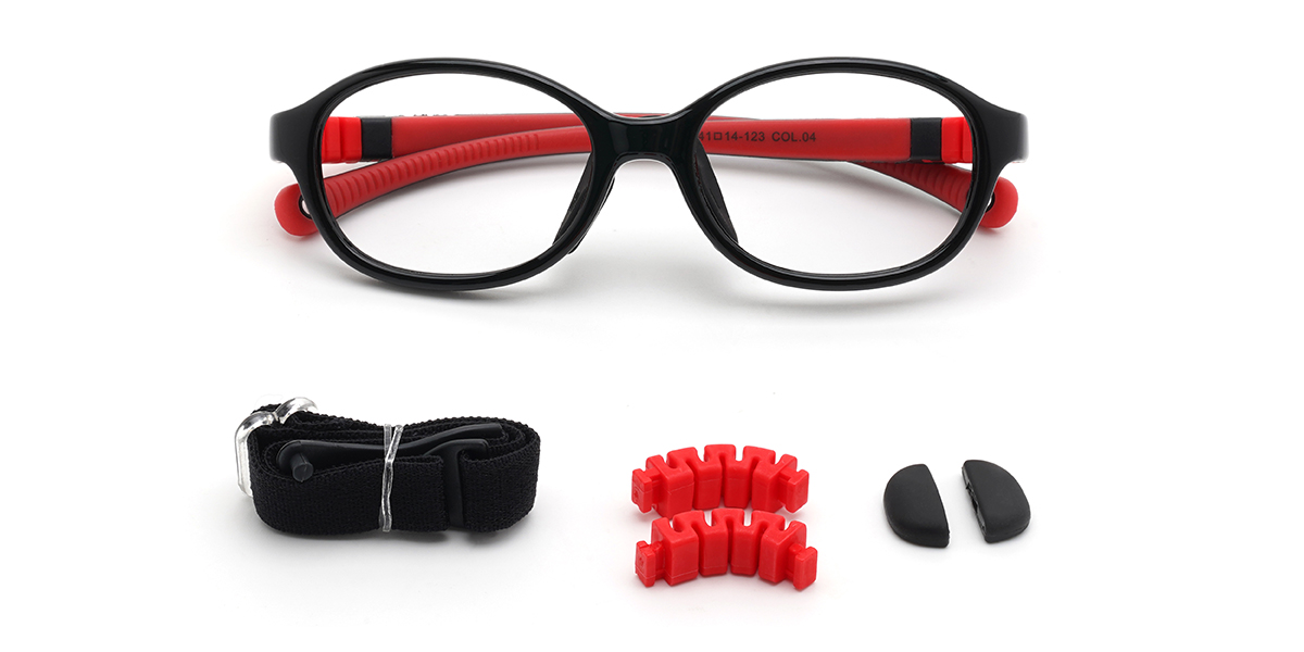 Noir Rouge Kayleigh (Age 3-6) Lunettes - Kids Glasses