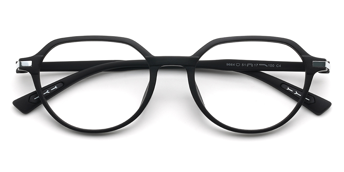 Black Emmanuel (Age 10-16) Glasses - Kids Glasses