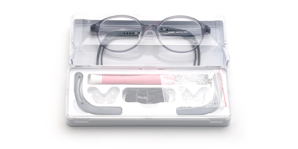 Átlátszó szürke Emerson (Age 3-6) Szemüveg - Kids Glasses