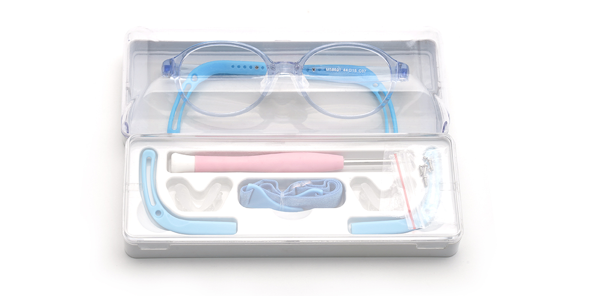 Light Blue Emerson (Age 3-6) Glasses - Kids Glasses