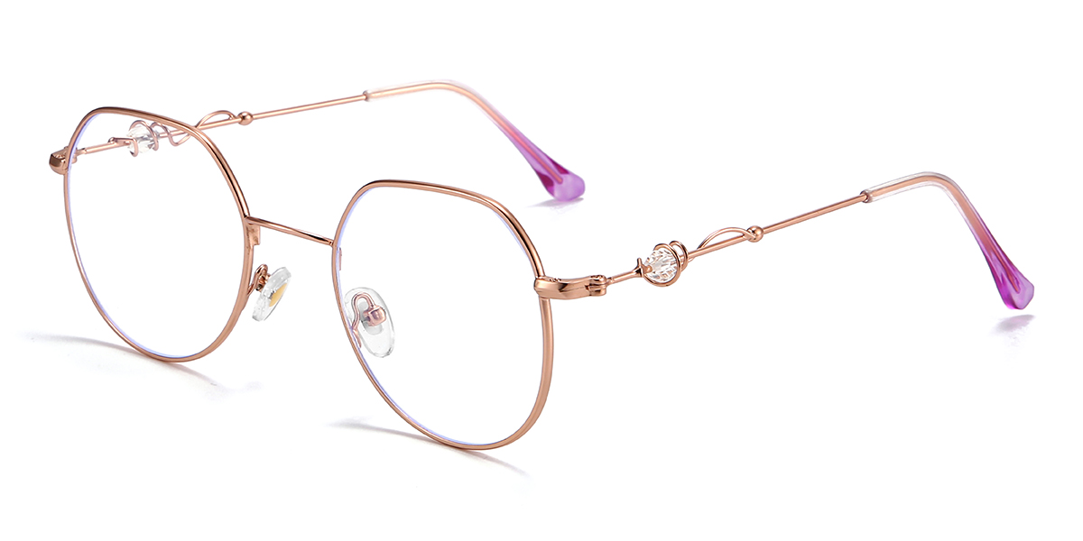 Rosa Oro Angelica Gafas - Oval Glasses