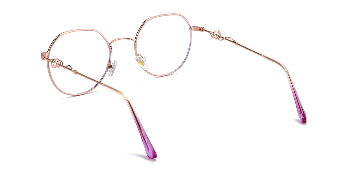 Rosa Oro Angelica Gafas - Oval Glasses