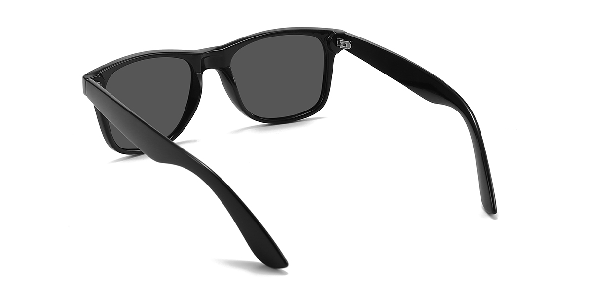 Black Grey Fernando Glasses - Rectangle Sunglasses