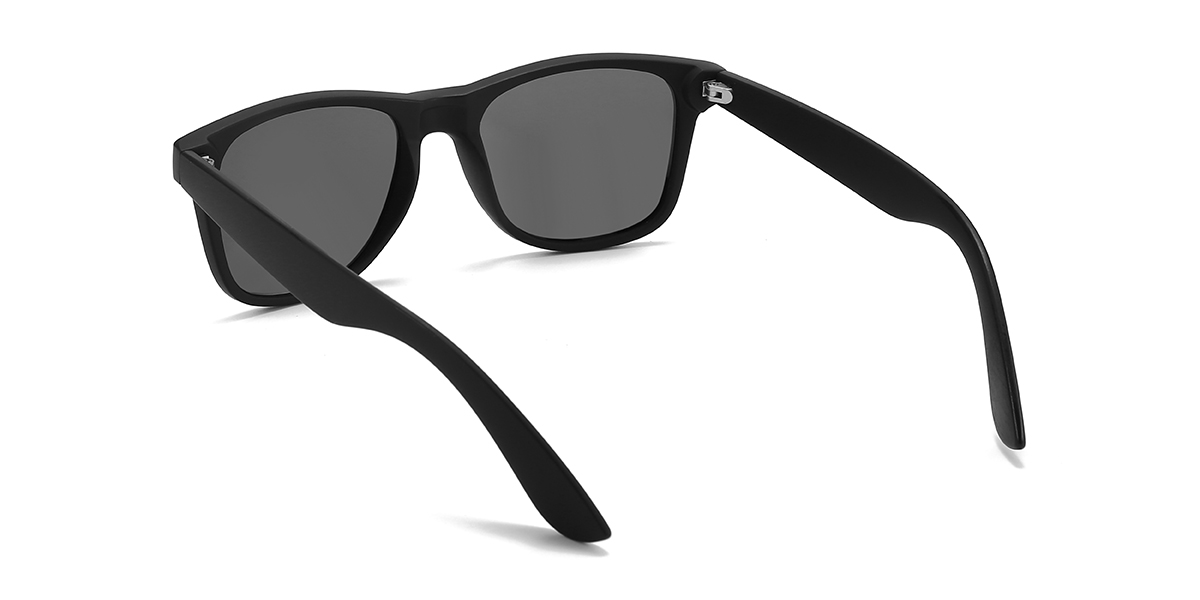 Black White Mirror Fernando Glasses - Rectangle Sunglasses