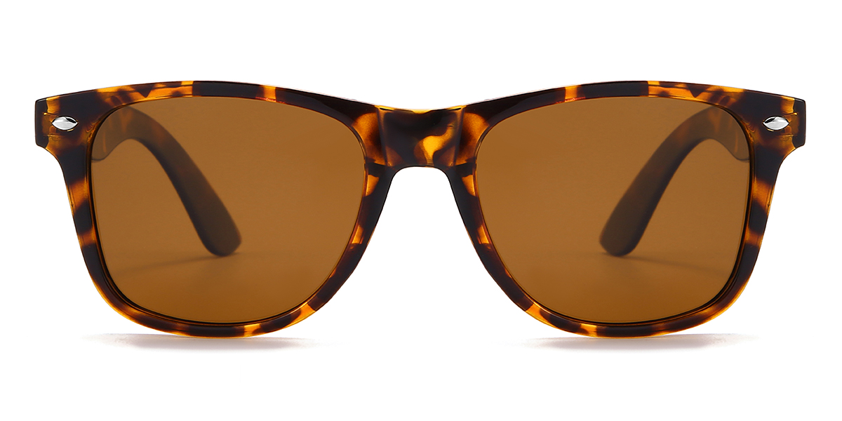 Tortoiseshell Brown Fernando Glasses - Rectangle Sunglasses