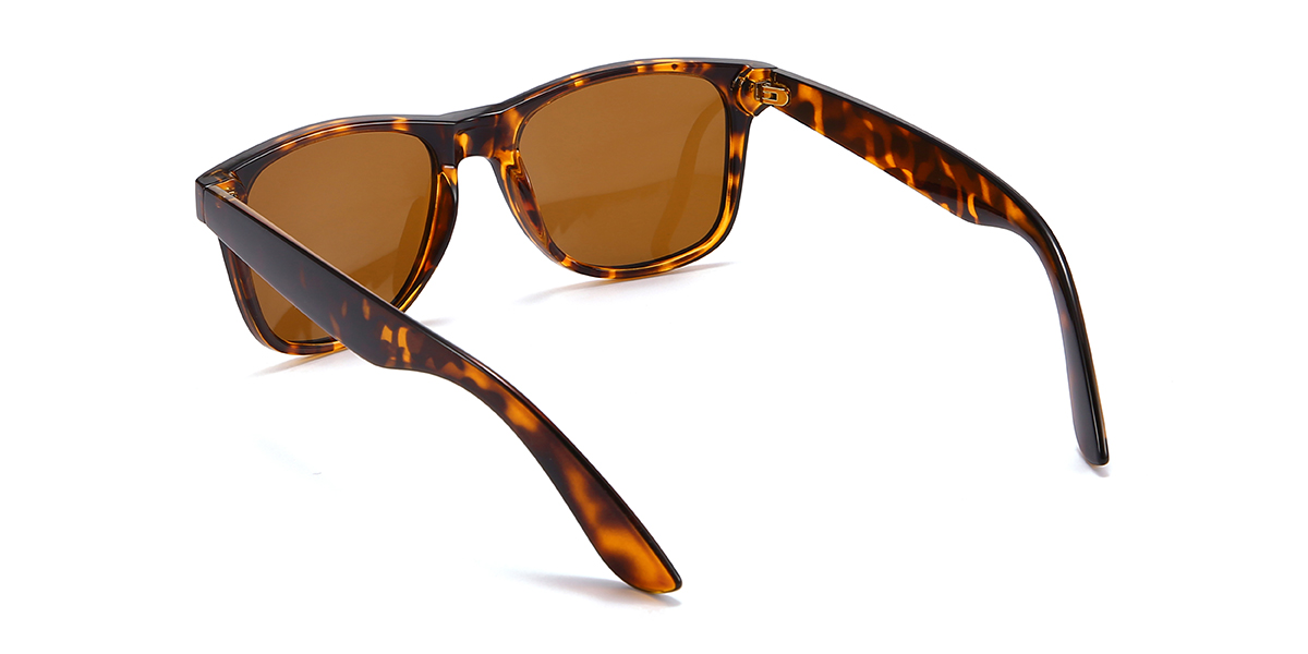 Tortoiseshell Brown Fernando Glasses - Rectangle Sunglasses