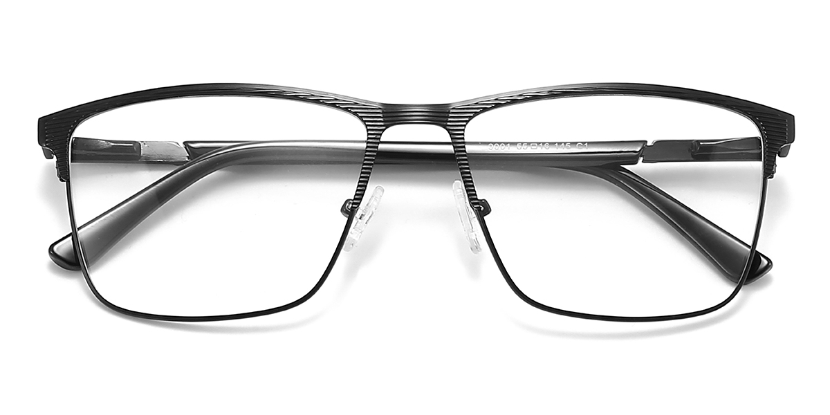 Black Kendrick Glasses - Rectangle Glasses