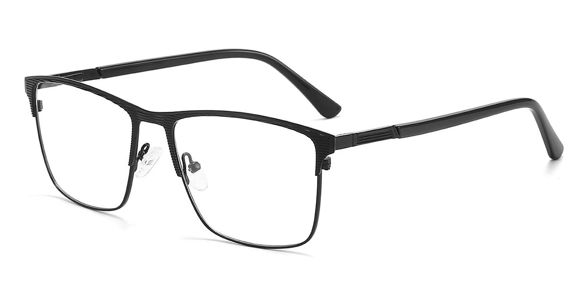 Black Kendrick Glasses - Rectangle Glasses