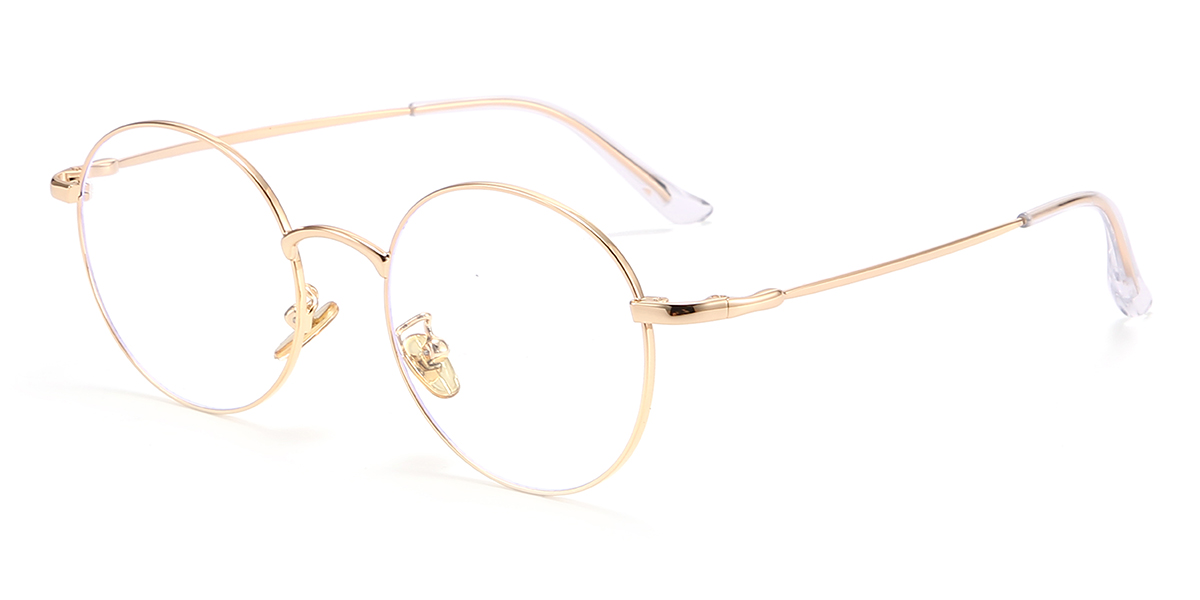 Gold Janelle Brille - Round Glasses