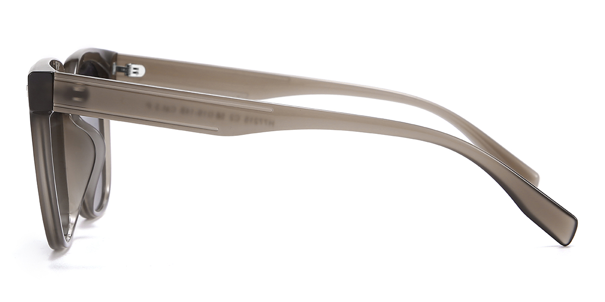 Brown Grey Samara Glasses - Square Sunglasses