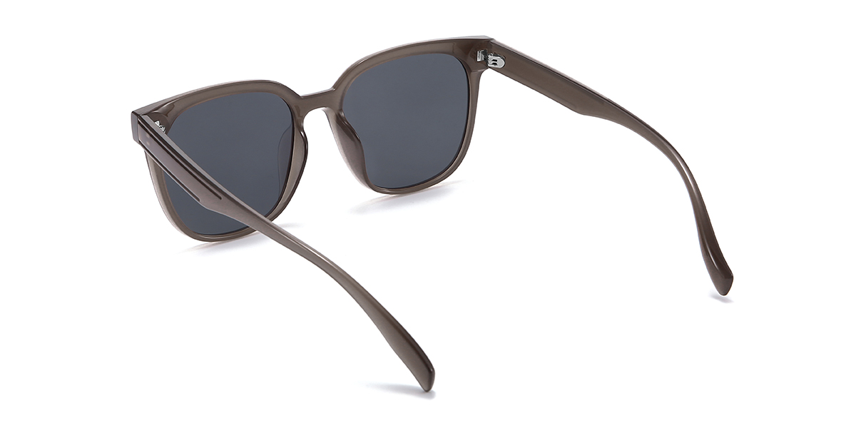 Brown Grey Samara Glasses - Square Sunglasses