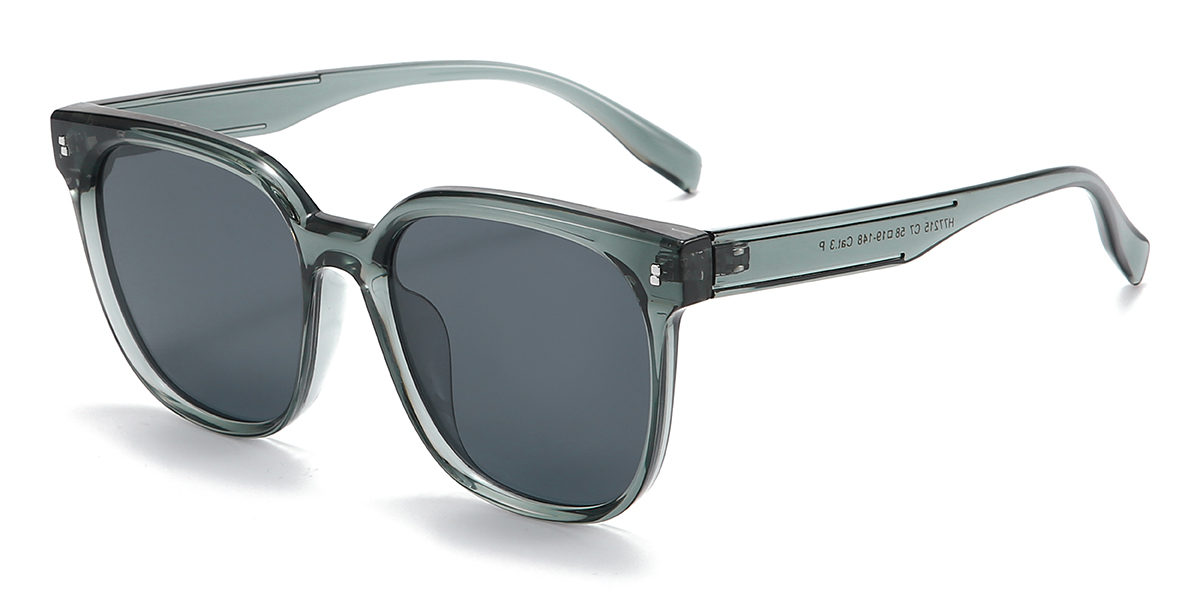 Cyan Grey Samara Glasses - Square Sunglasses