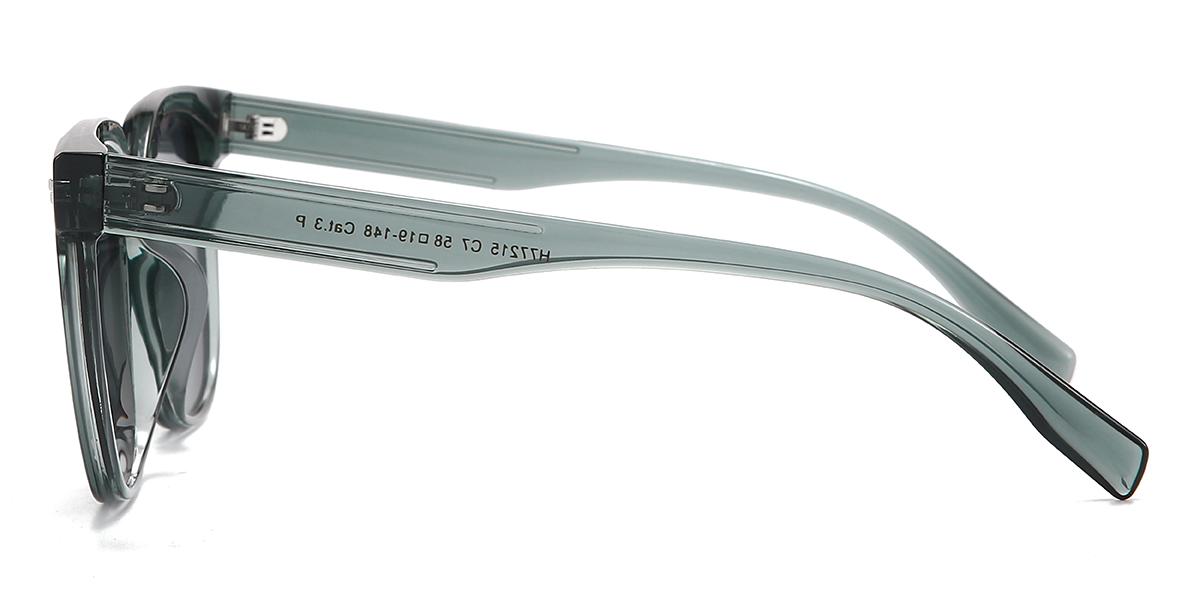 Cyan Grey Samara Glasses - Square Sunglasses