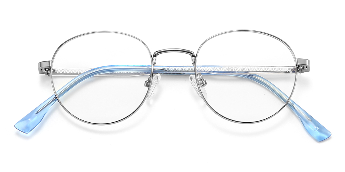 Silver Ciara Glasses - Oval Glasses