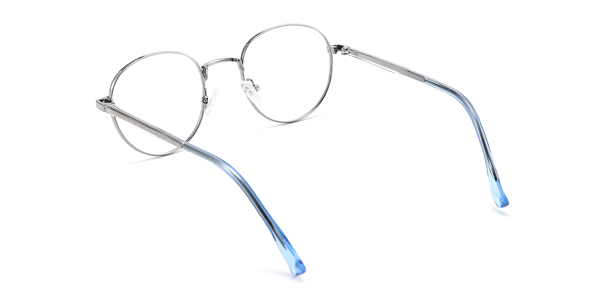 Silver Ciara Glasses - Oval Glasses